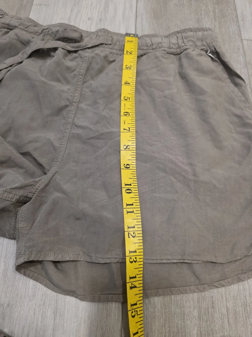 NWT Thread & Supply TENCEL™ Drawstring Shorts | Women's Large | Taupe | Summer - Picture 10 of 10